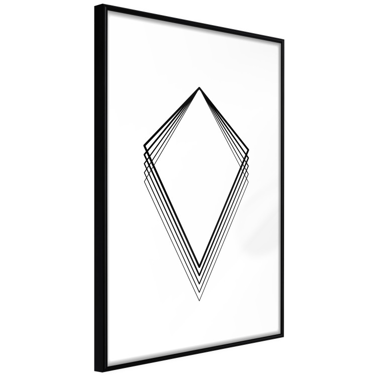 Wall Poster Geometric Shape - line art figures on white contrasting background 127958 additionalImage 8