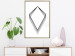 Wall Poster Geometric Shape - line art figures on white contrasting background 127958 additionalThumb 7