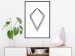 Wall Poster Geometric Shape - line art figures on white contrasting background 127958 additionalThumb 23