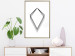 Wall Poster Geometric Shape - line art figures on white contrasting background 127958 additionalThumb 15