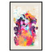 Wall Poster Watercolor Dog - unique colorful abstraction with domestic animal 128858 additionalThumb 19