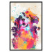 Wall Poster Watercolor Dog - unique colorful abstraction with domestic animal 128858 additionalThumb 18