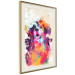Wall Poster Watercolor Dog - unique colorful abstraction with domestic animal 128858 additionalThumb 3