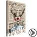 Canvas Sailor Stag (1-part) vertical - abstract deer with glasses 129158 additionalThumb 6