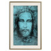 Wall Poster Turin Shroud in Turquoise - sacred composition with a portrait of Jesus 129358 additionalThumb 20