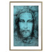 Wall Poster Turin Shroud in Turquoise - sacred composition with a portrait of Jesus 129358 additionalThumb 14
