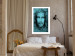Wall Poster Turin Shroud in Turquoise - sacred composition with a portrait of Jesus 129358 additionalThumb 5