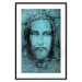 Wall Poster Turin Shroud in Turquoise - sacred composition with a portrait of Jesus 129358 additionalThumb 17