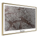 Poster Brown Map of Paris - city map and English text on a white background 130758 additionalThumb 12