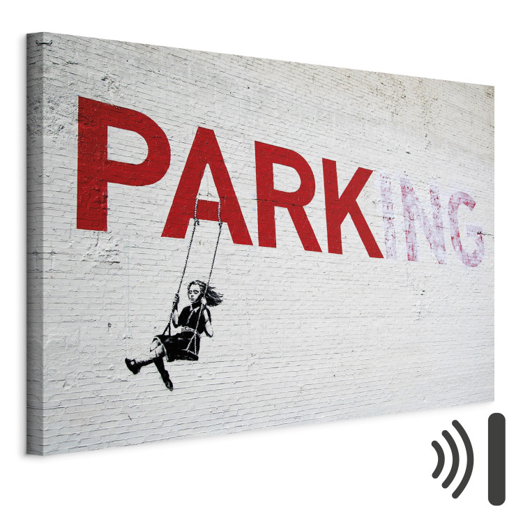 Canvas Parking Girl Swing by Banksy 132458 additionalImage 8