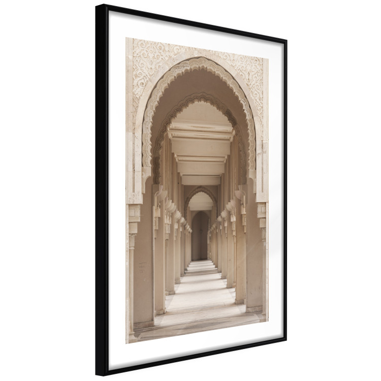 Poster Oriental Arches - bright corridor architecture amidst columns in Morocco 134758 additionalImage 6