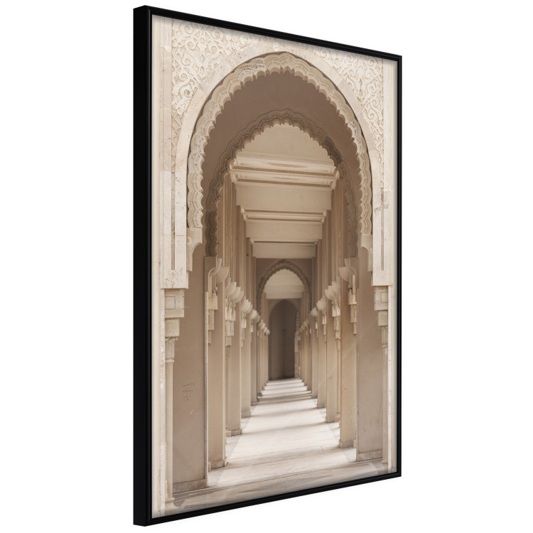 Poster Oriental Arches - bright corridor architecture amidst columns in Morocco 134758 additionalImage 11