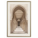 Poster Oriental Arches - bright corridor architecture amidst columns in Morocco 134758 additionalThumb 20