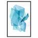 Wall Poster Cool Completion - a simple abstraction in blue round shapes 136058 additionalThumb 24