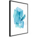Wall Poster Cool Completion - a simple abstraction in blue round shapes 136058 additionalThumb 9