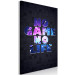 Canvas No Game No Life (1-piece) Vertical - geometric texts on background 138058 additionalThumb 2