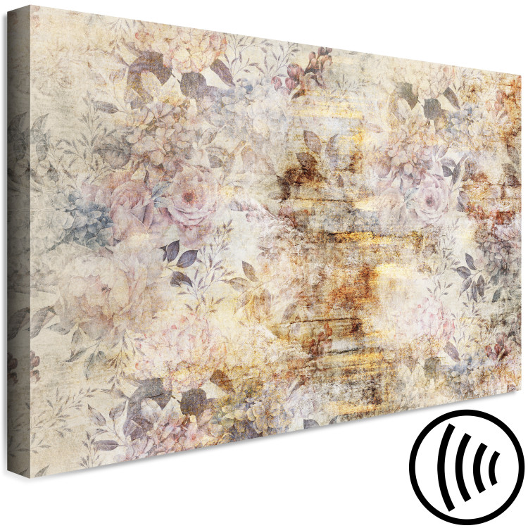 Canvas Your Vision of Nature (1-piece) Wide - vintage-style flowers 142258 additionalImage 6