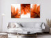 Canvas Art Print Three Fiery Flowers (3-piece) - abstraction with floral motif 143058 additionalThumb 3