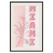 Wall Poster Delicate Neon - Inscription Miami Made of Pink Letters 144358 additionalThumb 25