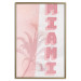 Wall Poster Delicate Neon - Inscription Miami Made of Pink Letters 144358 additionalThumb 22