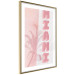 Wall Poster Delicate Neon - Inscription Miami Made of Pink Letters 144358 additionalThumb 7