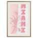 Wall Poster Delicate Neon - Inscription Miami Made of Pink Letters 144358 additionalThumb 27