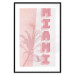 Wall Poster Delicate Neon - Inscription Miami Made of Pink Letters 144358 additionalThumb 24