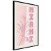 Wall Poster Delicate Neon - Inscription Miami Made of Pink Letters 144358 additionalThumb 9