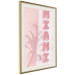Wall Poster Delicate Neon - Inscription Miami Made of Pink Letters 144358 additionalThumb 10