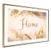 Wall Poster Home - Inscription Among Dried Plants and Feathers in Warm Boho Shades 144758 additionalThumb 8