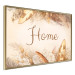 Wall Poster Home - Inscription Among Dried Plants and Feathers in Warm Boho Shades 144758 additionalThumb 4
