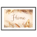 Wall Poster Home - Inscription Among Dried Plants and Feathers in Warm Boho Shades 144758 additionalThumb 25