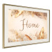 Wall Poster Home - Inscription Among Dried Plants and Feathers in Warm Boho Shades 144758 additionalThumb 7