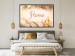 Wall Poster Home - Inscription Among Dried Plants and Feathers in Warm Boho Shades 144758 additionalThumb 13
