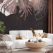 Photo Wallpaper Elegant nature - exotic plant motif in a dense dark composition 144958