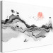 Canvas Print Watercolor Mountains (1-piece) - beautiful natural landscape in Japanese style 145358 additionalThumb 2