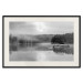 Wall Poster Night Landscape - Lake Illuminated by the Moonlight in Black and White 147658 additionalThumb 24
