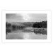 Wall Poster Night Landscape - Lake Illuminated by the Moonlight in Black and White 147658 additionalThumb 21