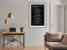 Wall Poster Life Rules - Motivating Inscription on a Black Background 148558 additionalThumb 15