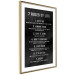 Wall Poster Life Rules - Motivating Inscription on a Black Background 148558 additionalThumb 14