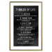 Wall Poster Life Rules - Motivating Inscription on a Black Background 148558 additionalThumb 23