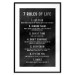 Wall Poster Life Rules - Motivating Inscription on a Black Background 148558 additionalThumb 24