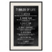Wall Poster Life Rules - Motivating Inscription on a Black Background 148558 additionalThumb 26