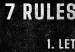 Wall Poster Life Rules - Motivating Inscription on a Black Background 148558 additionalThumb 3