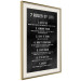 Wall Poster Life Rules - Motivating Inscription on a Black Background 148558 additionalThumb 10