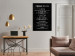 Wall Poster Life Rules - Motivating Inscription on a Black Background 148558 additionalThumb 9