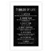Wall Poster Life Rules - Motivating Inscription on a Black Background 148558 additionalThumb 19