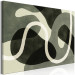 Canvas Print Geometric Forms - Abstract Spots in Shades of Sage Green 150058 additionalThumb 2