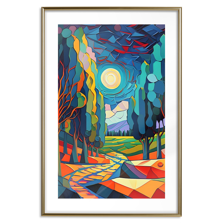 Wall Poster Modern Scenery - A Colorful Composition Inspired by Van Gogh 151158 additionalImage 19