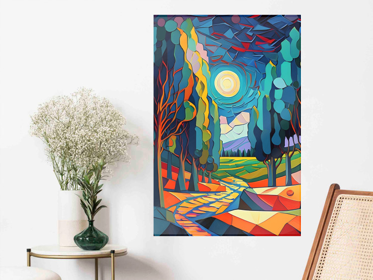 Wall Poster Modern Scenery - A Colorful Composition Inspired by Van Gogh 151158 additionalImage 12